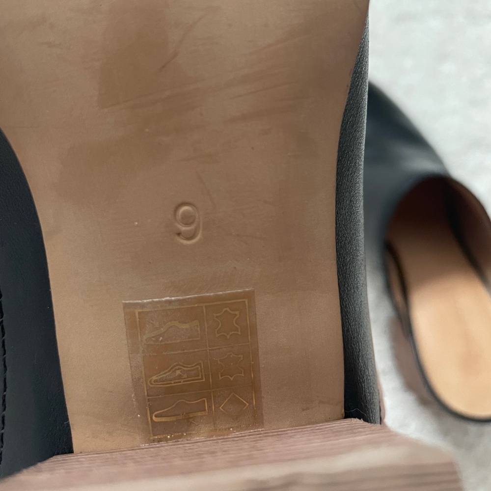Madewell Harper Stacked Heel Mules - Picture 6 of 9